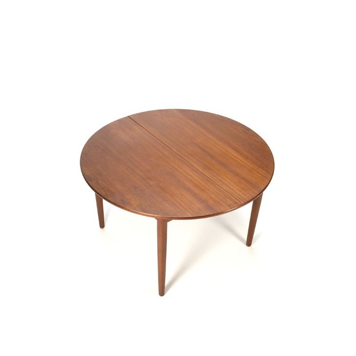 Round teak dining table - Retro Studio