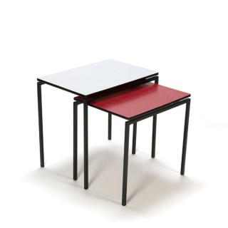 Set van 2 bijzettafeltjes 1960's - Retro Studio