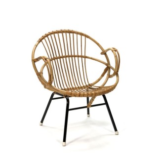 Bamboo easy chair small model - Retro Studio
