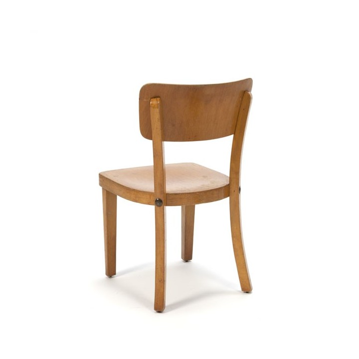 Houten kinderstoeltje met Bambi afbeelding - Retro Studio