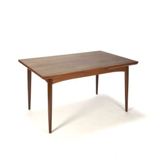 Teak dining table Danish vintage design 1960s - Retro Studio