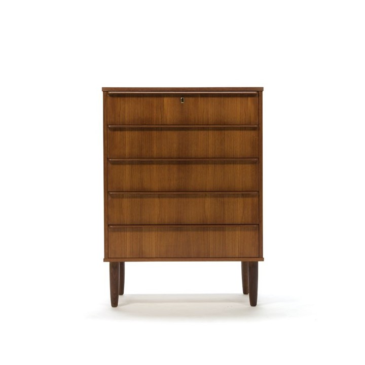 Ladekast in teak uit Denemarken - Retro Studio