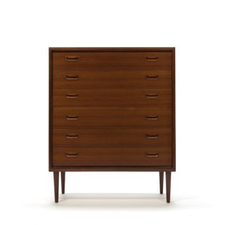 Grote luxe ladenkast in teakhout - Retro Studio