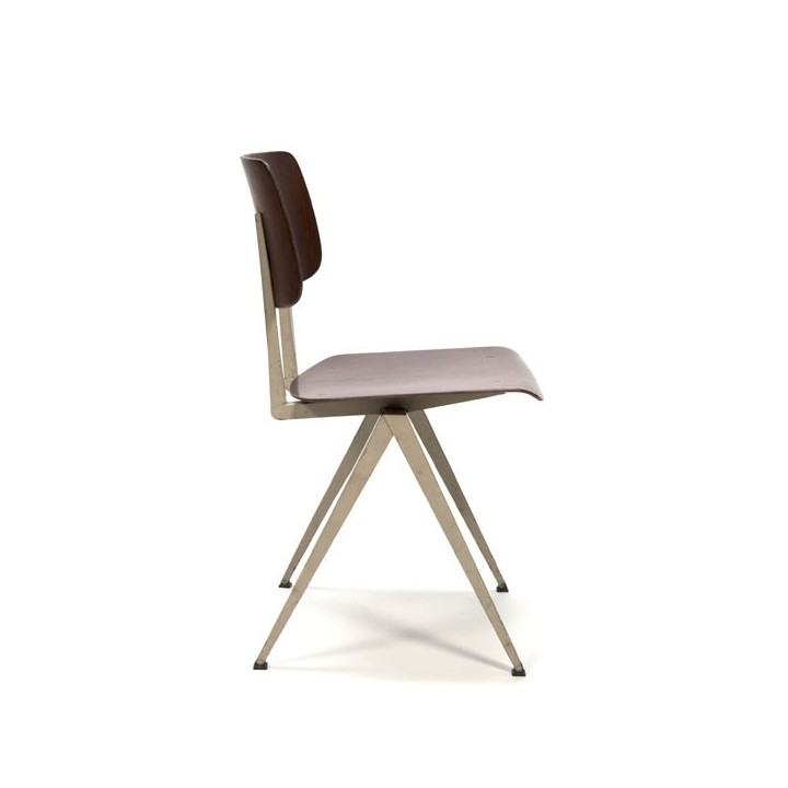 Set of 4 industrial chairs by Galvanitas - Retro Studio