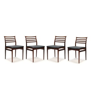 Erling Torvits set van 4 eettafel stoelen - Retro Studio