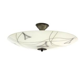 Plafondlamp uit de 1950's - Retro Studio