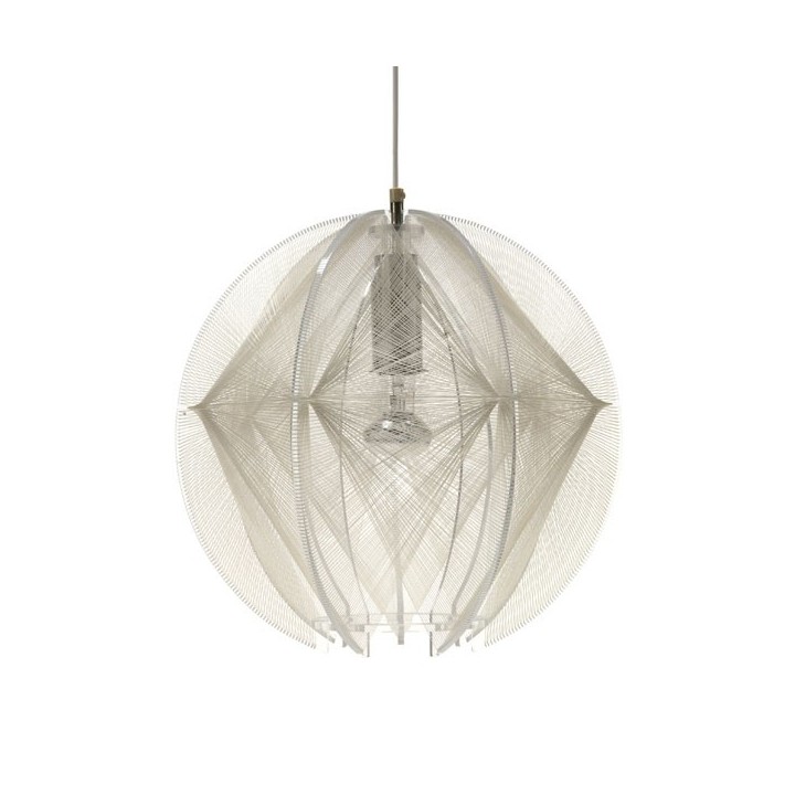 Plexiglass hanging lamp by Paul Secon - Retro Studio