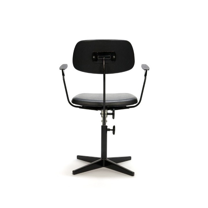 Friso Kramer drawing table/ architects chair black - Retro