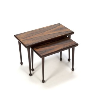 Set of 2 rosewood nest tables - Retro Studio