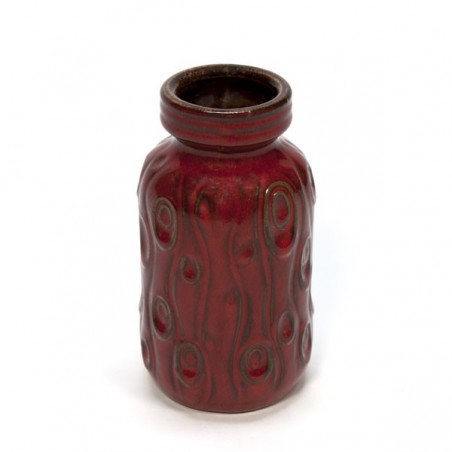 Small West-Germany vase red