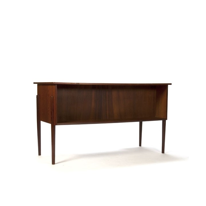 Deens bureau in teakhout - Retro Studio