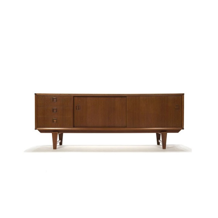Low sideboard in teak - Retro Studio