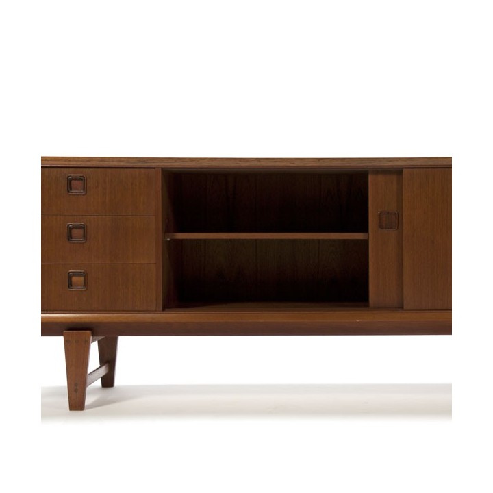 Low sideboard in teak - Retro Studio