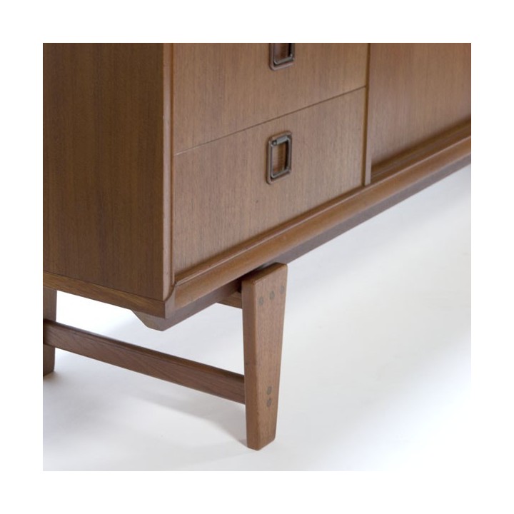 Low sideboard in teak - Retro Studio