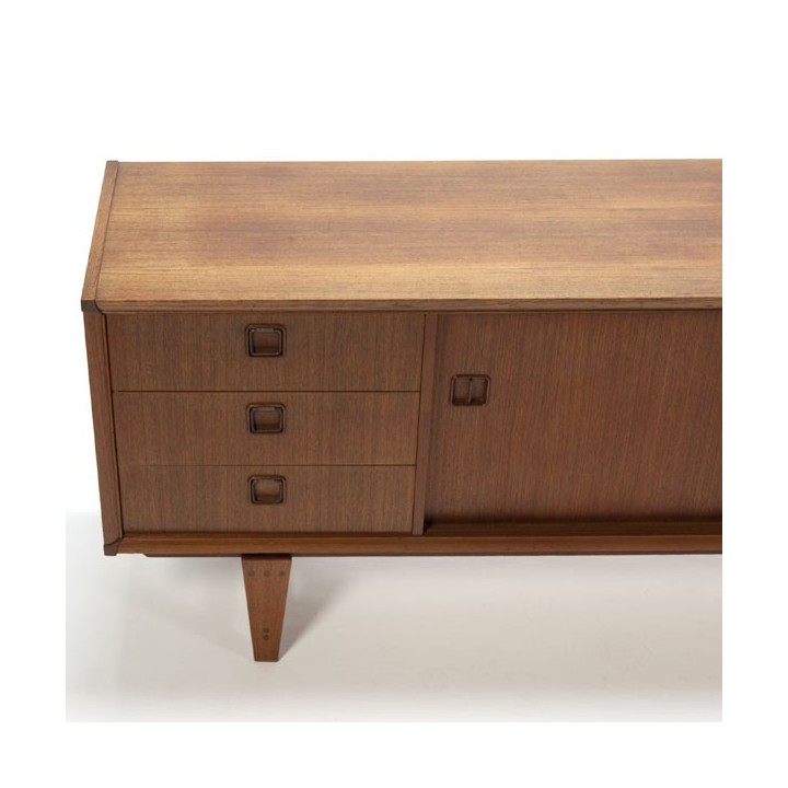 Low sideboard in teak - Retro Studio
