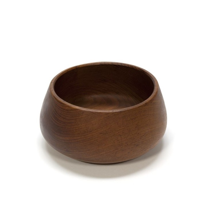 Grote teakhouten schaal nr.3 - Retro Studio