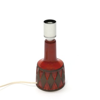 Ceramic lamp base orange - Retro Studio