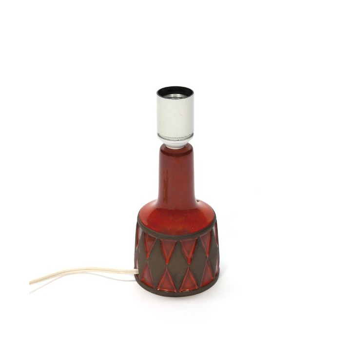 Ceramic lamp base orange - Retro Studio