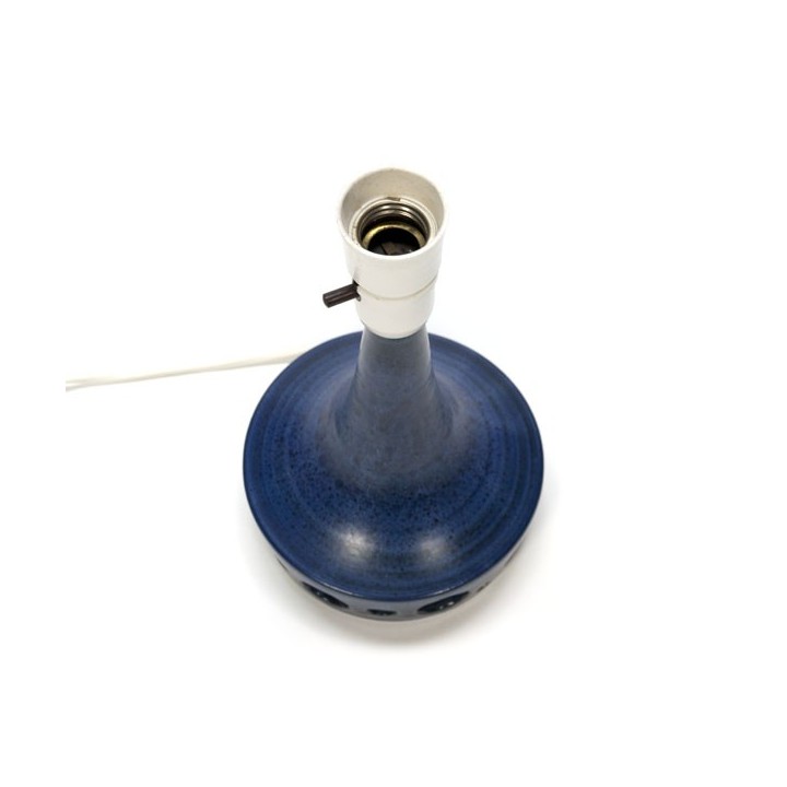 Ceramic lamp base blue - Retro Studio