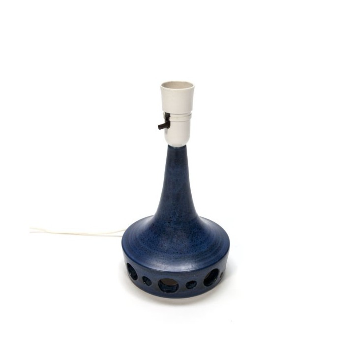 Ceramic lamp base blue - Retro Studio