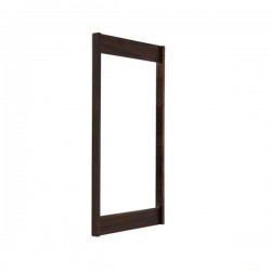Mirror with rosewood edge