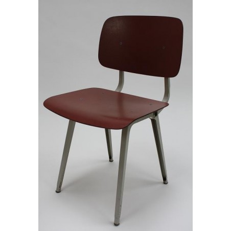 Friso Kramer Revolt chair grey/red