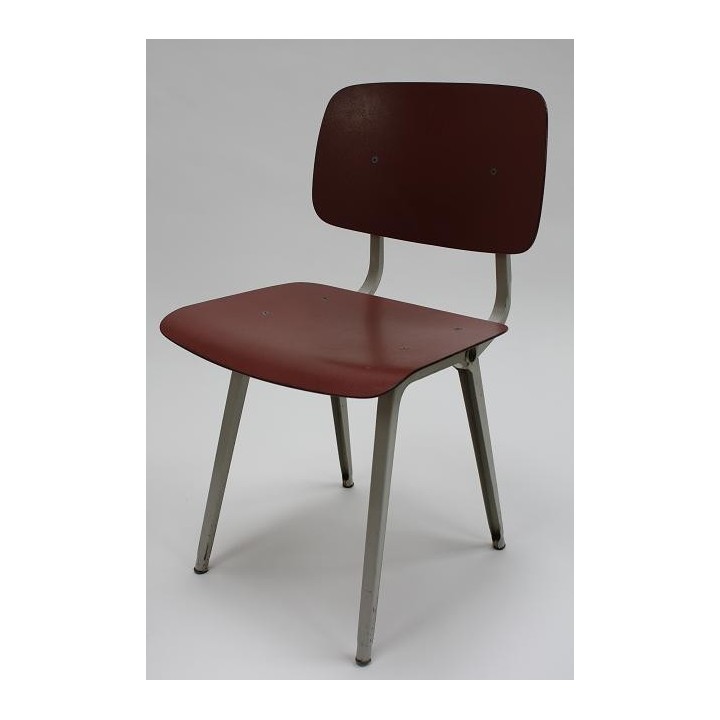 Friso Kramer Revolt chair grey/red - Retro Studio