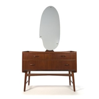 Danish design dressing table teak vintage - Retro Studio