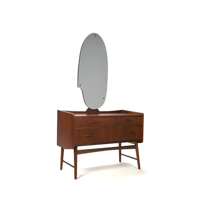 Danish design dressing table teak vintage - Retro Studio
