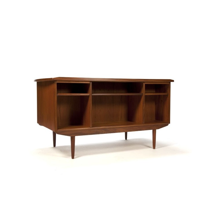 Groot teakhouten design bureau - Retro Studio