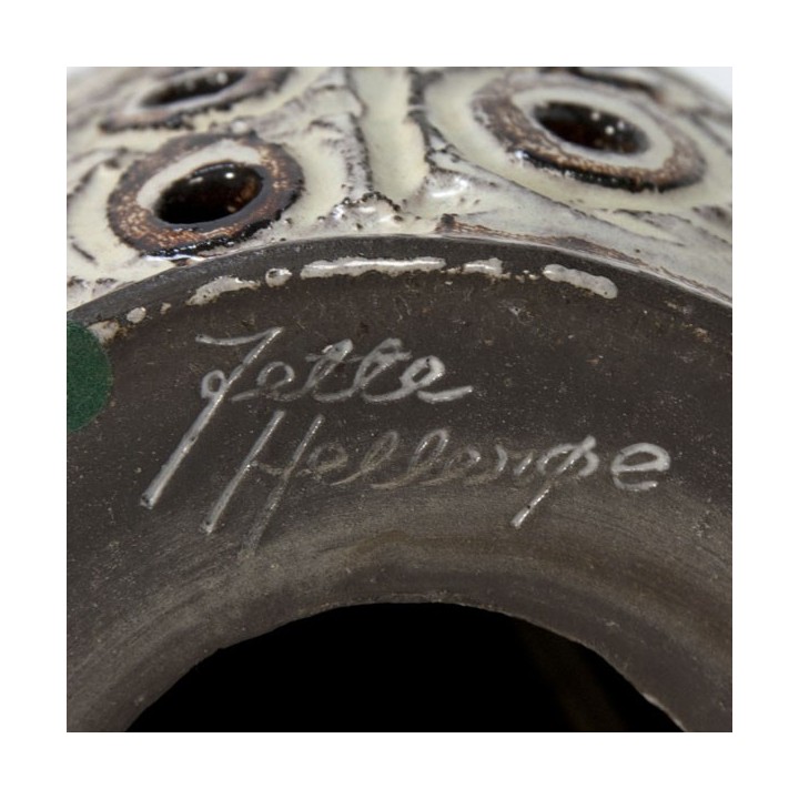 Deense lampenvoet van aardewerk - Retro Studio