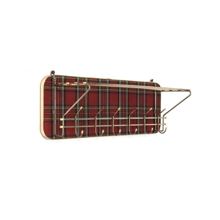 Coat rack with tartan - Retro Studio