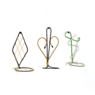 Wall rack for flower pots 1950's - Retro Studio