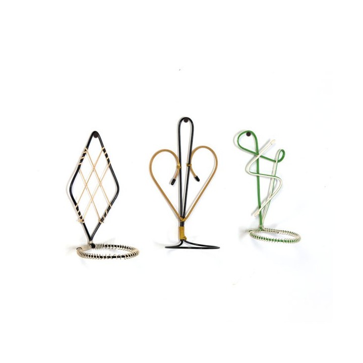 Wall rack for flower pots 1950's - Retro Studio