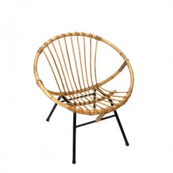 Bamboo easy chair 1960's