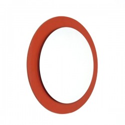 Round mirror orange