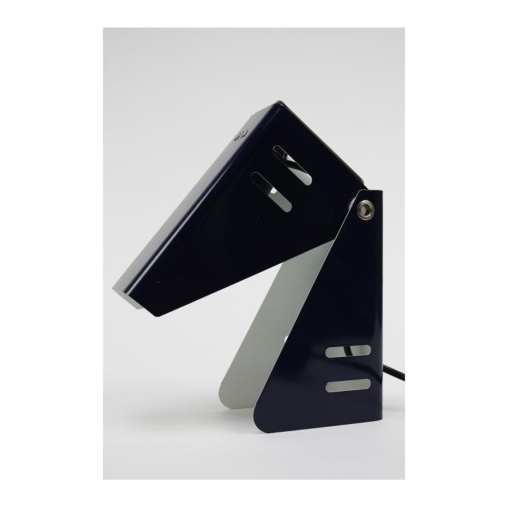 Blue 60's table lamp - Retro Studio