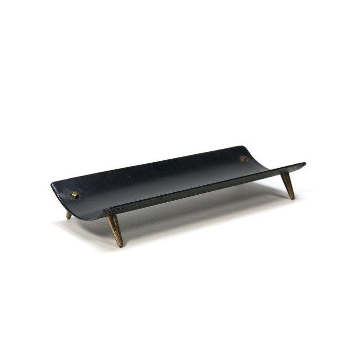 Pen tray with brass legs - Retro Studio