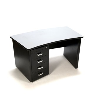 Industrial desk kidney-shaped - Retro Studio