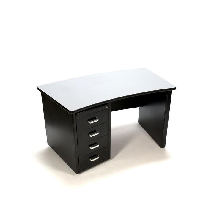 Industrial desk kidney-shaped - Retro Studio
