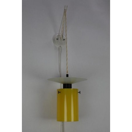 Yellow wall lamp from the 60's