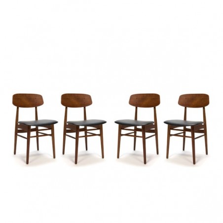 Deense design stoelen set van 4