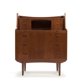 Danish secretary in teak - Retro Studio