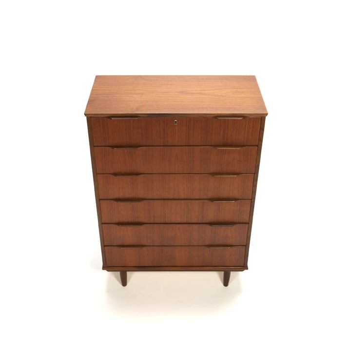 Large luxury chest of drawers in teak - Retro Studio
