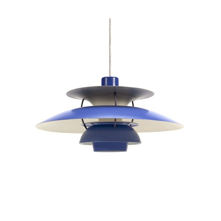 PH 5 by Poul Henningsen blue - Retro Studio