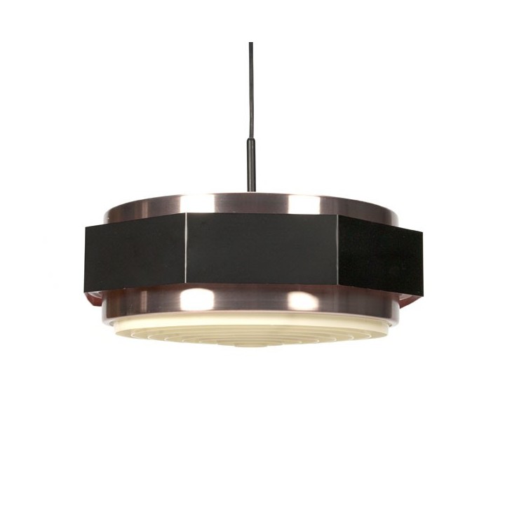 Black/ brass hanging lamp - Retro Studio