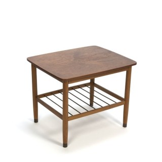 Sidetable teak with brass details - Retro Studio