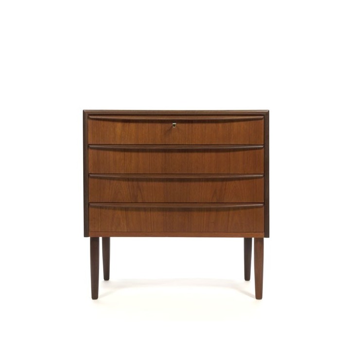 Low chest of drawers in teak - Retro Studio