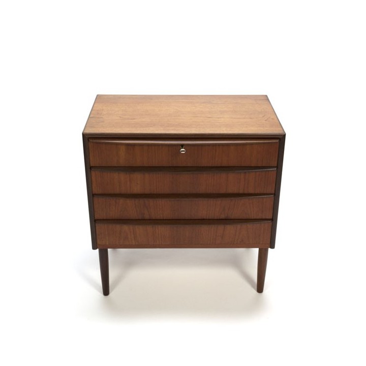 Low chest of drawers in teak - Retro Studio