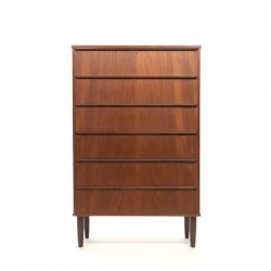 Large chest of drawers in teak